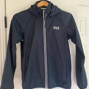 Helly Hansen Kids Raincoat - Navy Blue Size 164/14 NWOT